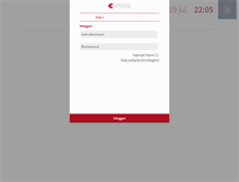 Tablet Screenshot of klantportal.perspectief.eu